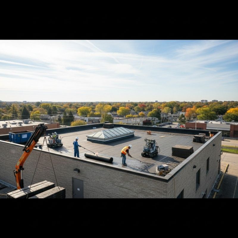 Single Ply Roof Replacement in Southington, CT