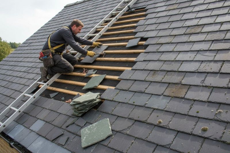 Slate Roof Repair in Derby, CT