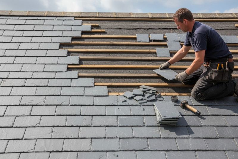 Slate Roof Repair in Derby, CT