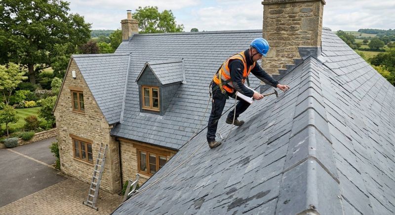 Slate Roof Repair in Monroe, CT