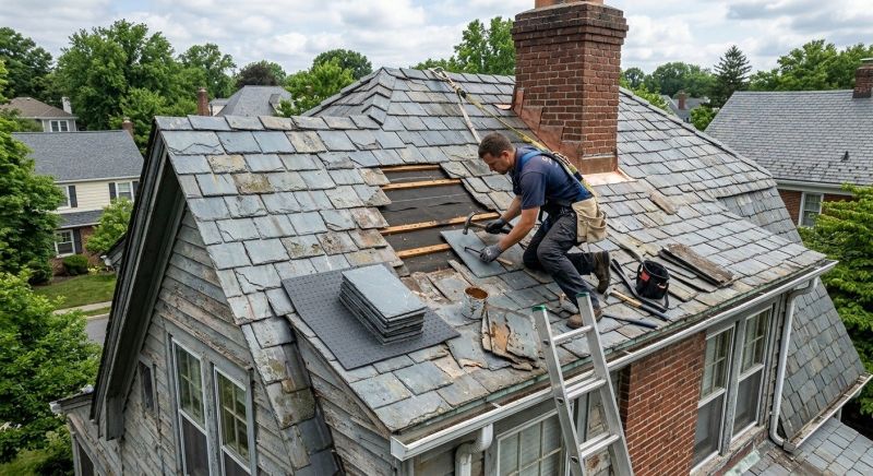Slate Shingles Repair in East Haven, CT