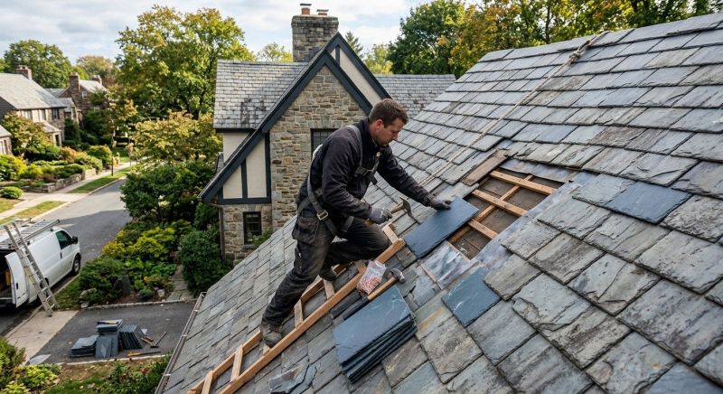 Slate Shingles Repair in North Branford, CT