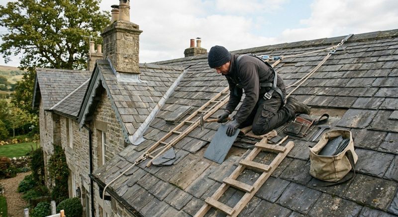 Slate Shingles Repair in Oakville, CT