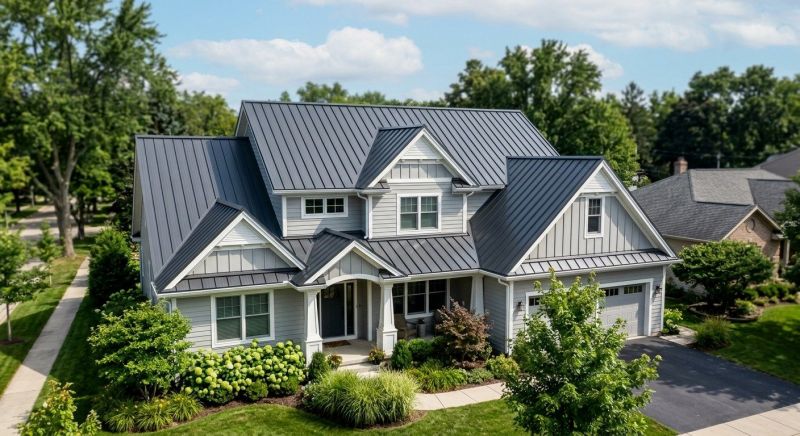 Steel Roof Replacement in Newtown, CT