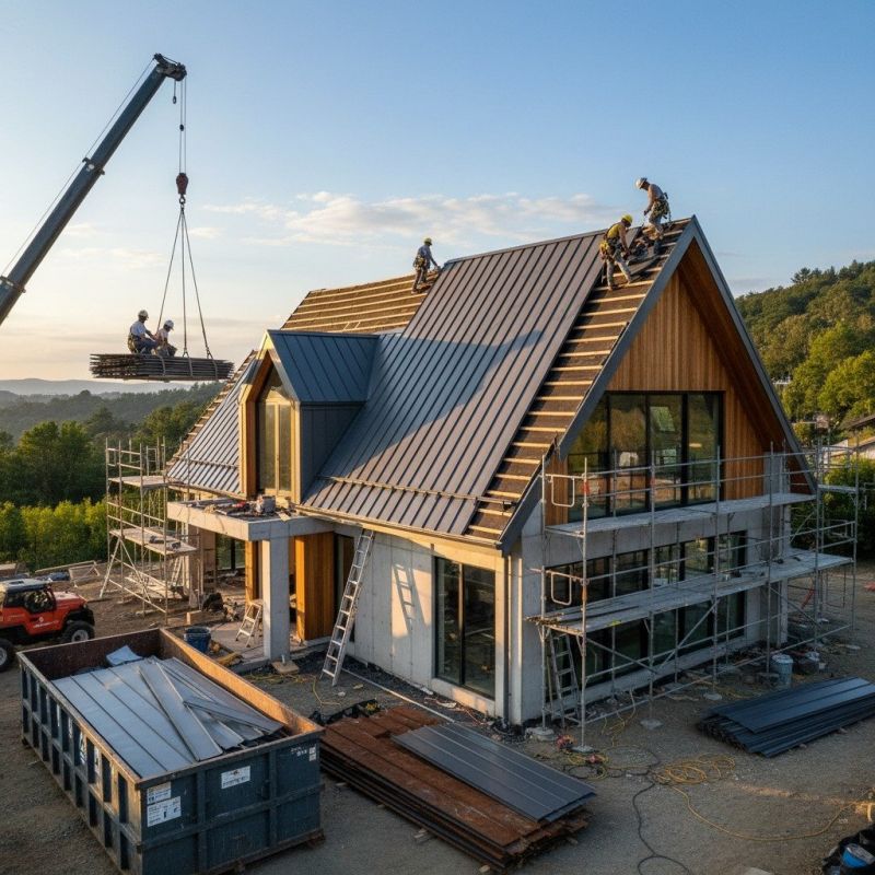 Steel Roof Replacement in Northfield, CT