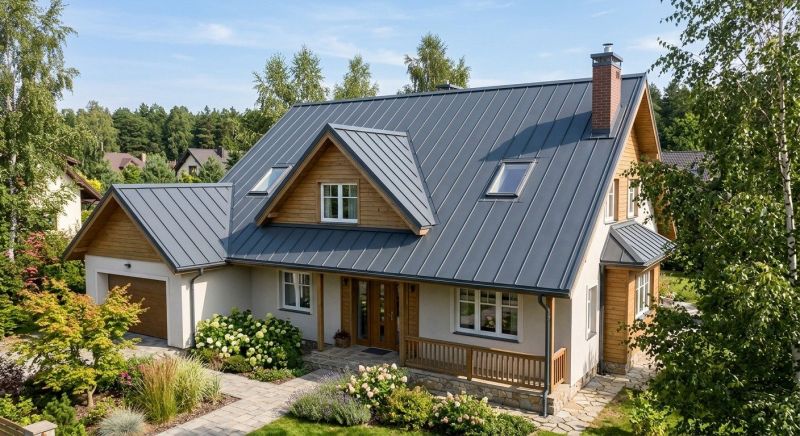 Steel Roof Replacement in Plainville, CT