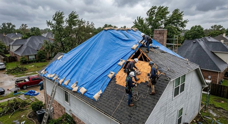 Storm Damage Roof Repair in Cheshire, CT