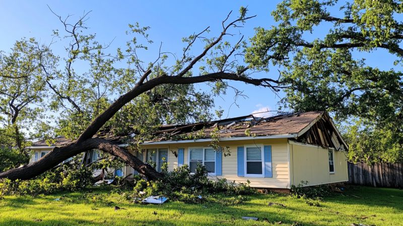 Storm Damage Roof Repair in Derby, CT