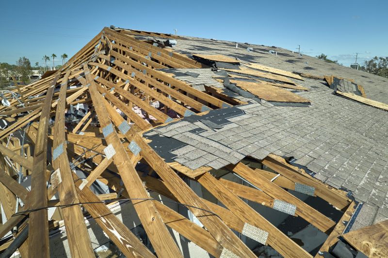 Storm Damage Roof Repair in New Fairfield, CT