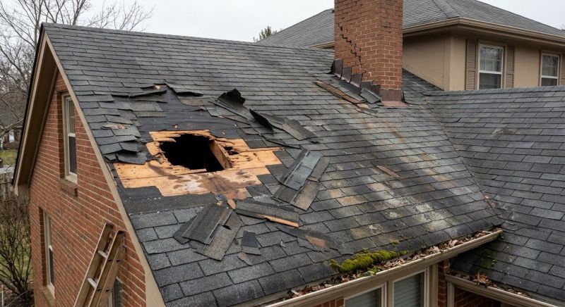Storm Damage Roof Repair in New Haven County, CT