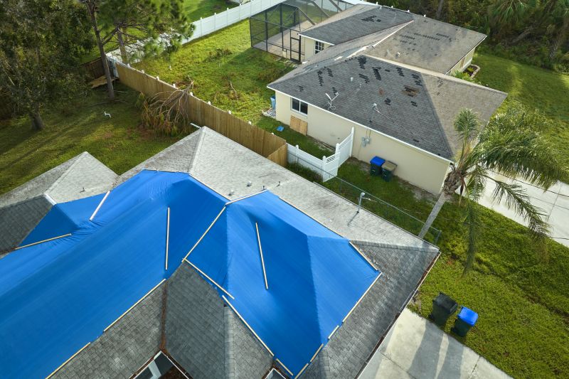 Storm Damage Roof Tarping in Waterbury, CT