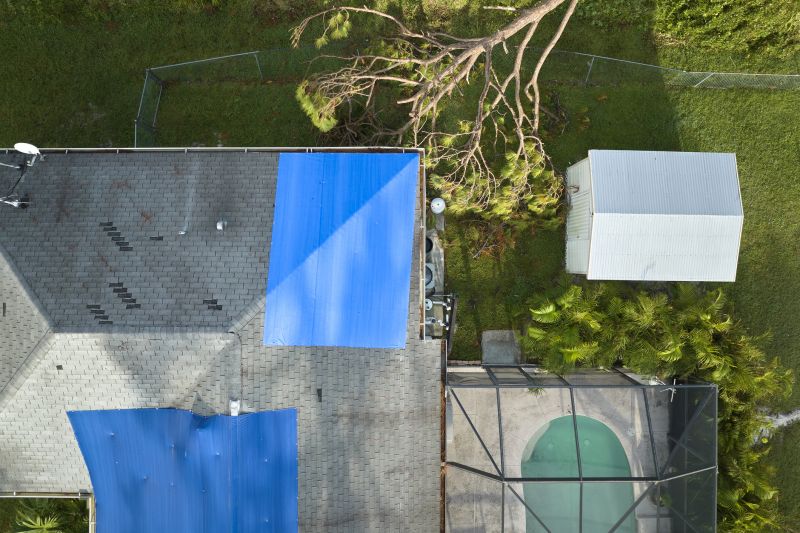 Storm Damage Roof Tarping in Waterbury, CT