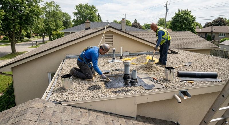 Tar And Gravel Roof Repair in New Britain, CT