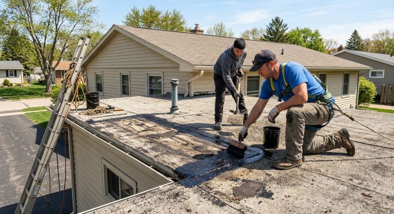 Tar And Gravel Roof Repair in New Fairfield, CT