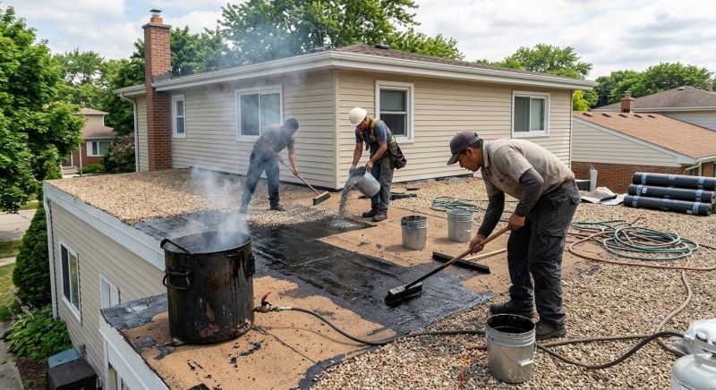 Tar And Gravel Roof Repair in Oakville, CT