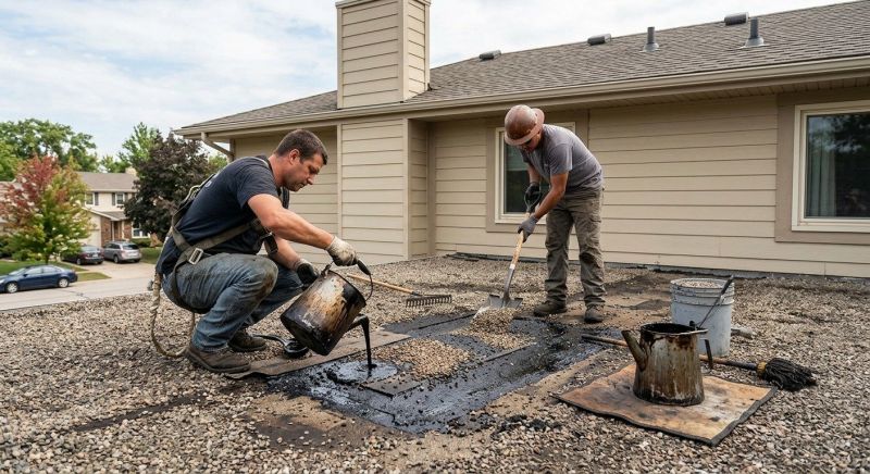 Tar And Gravel Roof Repair in Oxford, CT