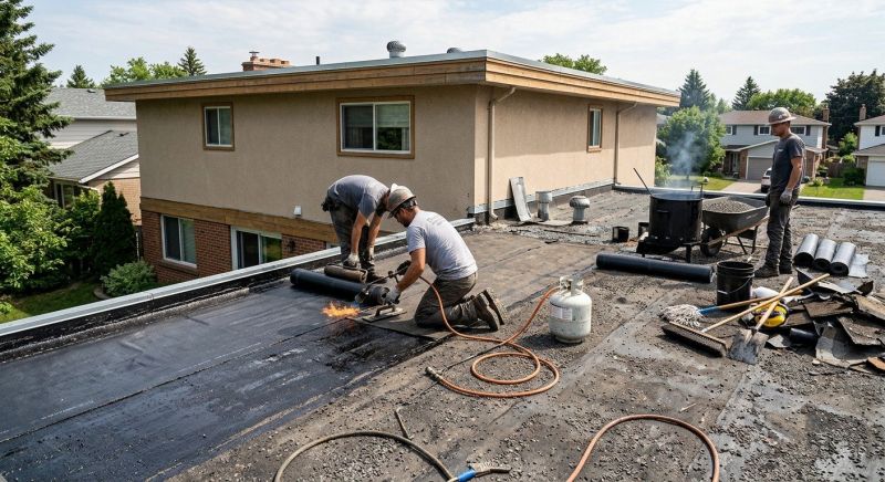 Tar Roof Repair in Derby, CT