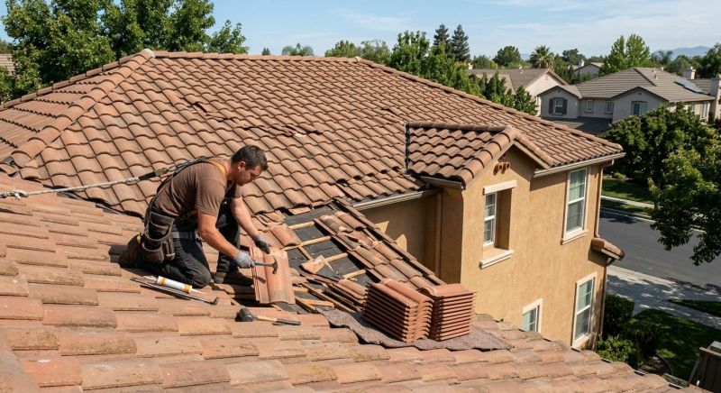 Tile Roof Repair in Bethany, CT