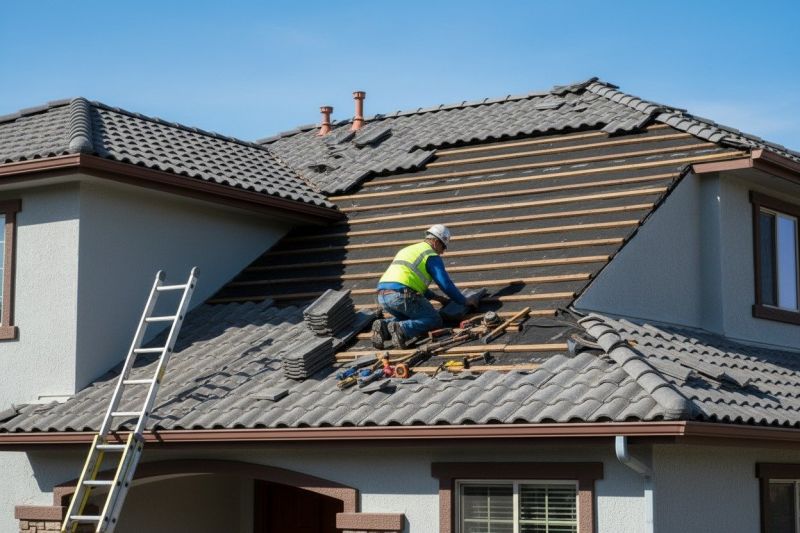 Tile Roof Repair in Hamden, CT