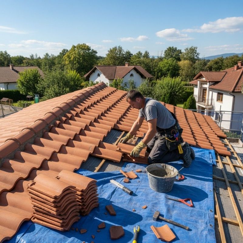 Tile Roof Repair in Newtown, CT