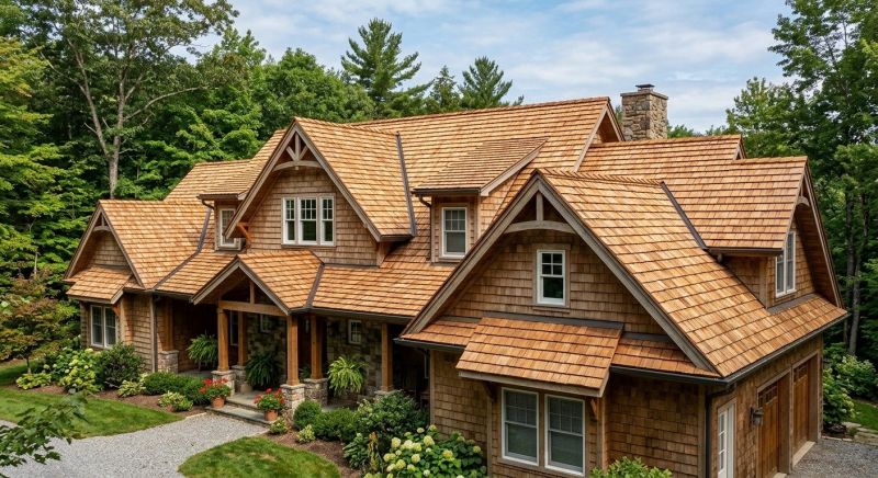 Wood Roofing Installation in Bridgewater, CT