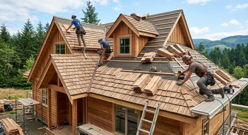 Wood Roofing Installation in Brookfield, CT