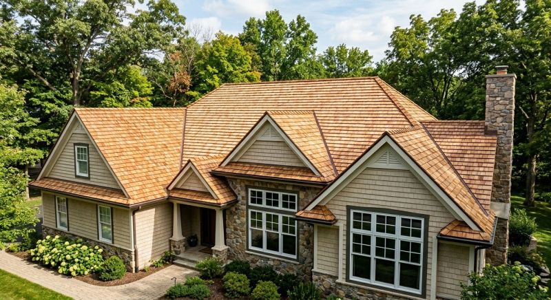 Wood Roofing Installation in Durham, CT
