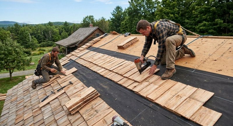 Wood Roofing Installation in Waterbury, CT