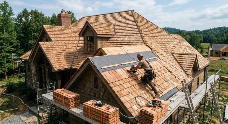 Wood Roofing Installation in Milford, CT