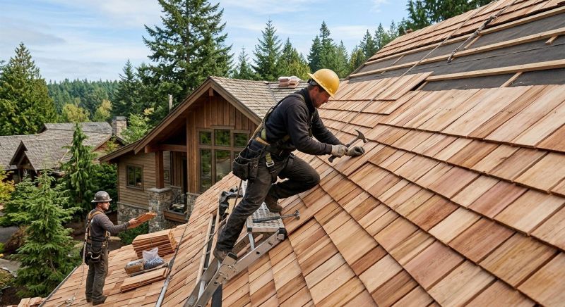 Wood Roofing Installation in Oxford, CT