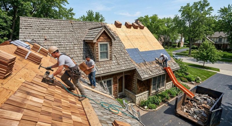 Wood Shake Roof Replacement in Naugatuck, CT