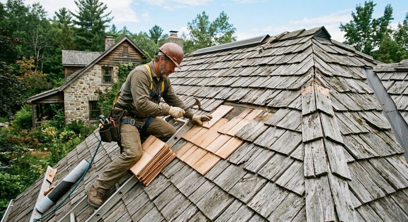 Wood Shingles Repair in Oakville, CT